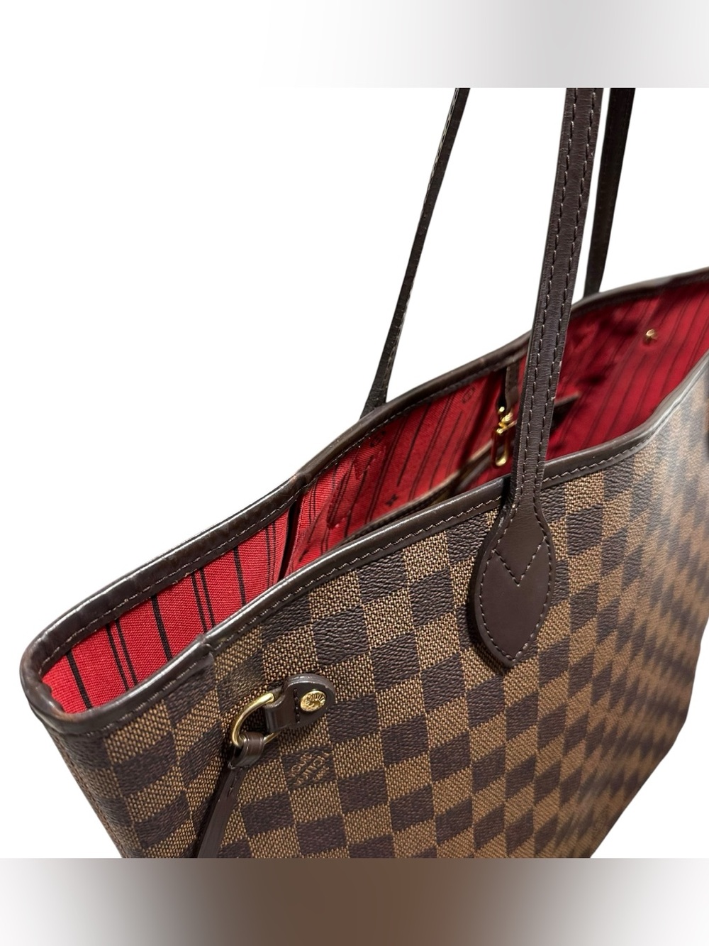 Louis Vuitton Damier Ebene Neverfull MM Tote Bag - Picture 4 of 16
